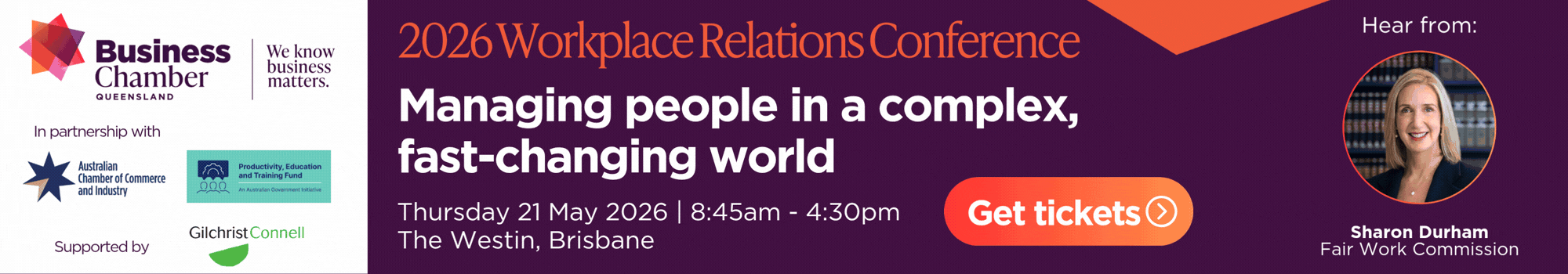 2026 Workplace conference event banner